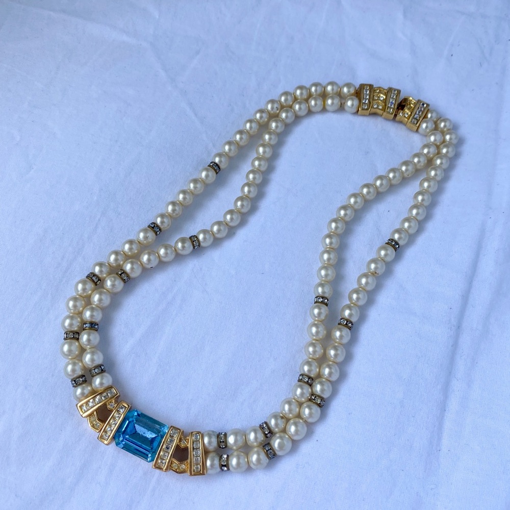 Rare Christian Dior Galliano era pearl necklace
